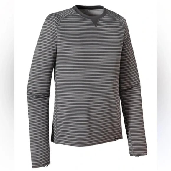 Patagonia Men’s Capilene 3 Midweight Striped Long Sleeve Polartec Crew Size XS - Picture 1 of 9